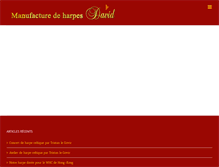 Tablet Screenshot of david-harps.com